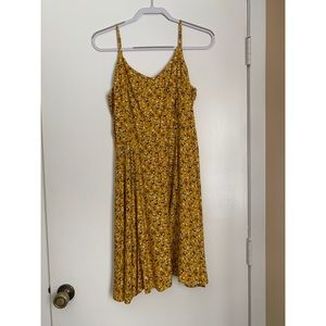 Old navy Yellow floral print dress